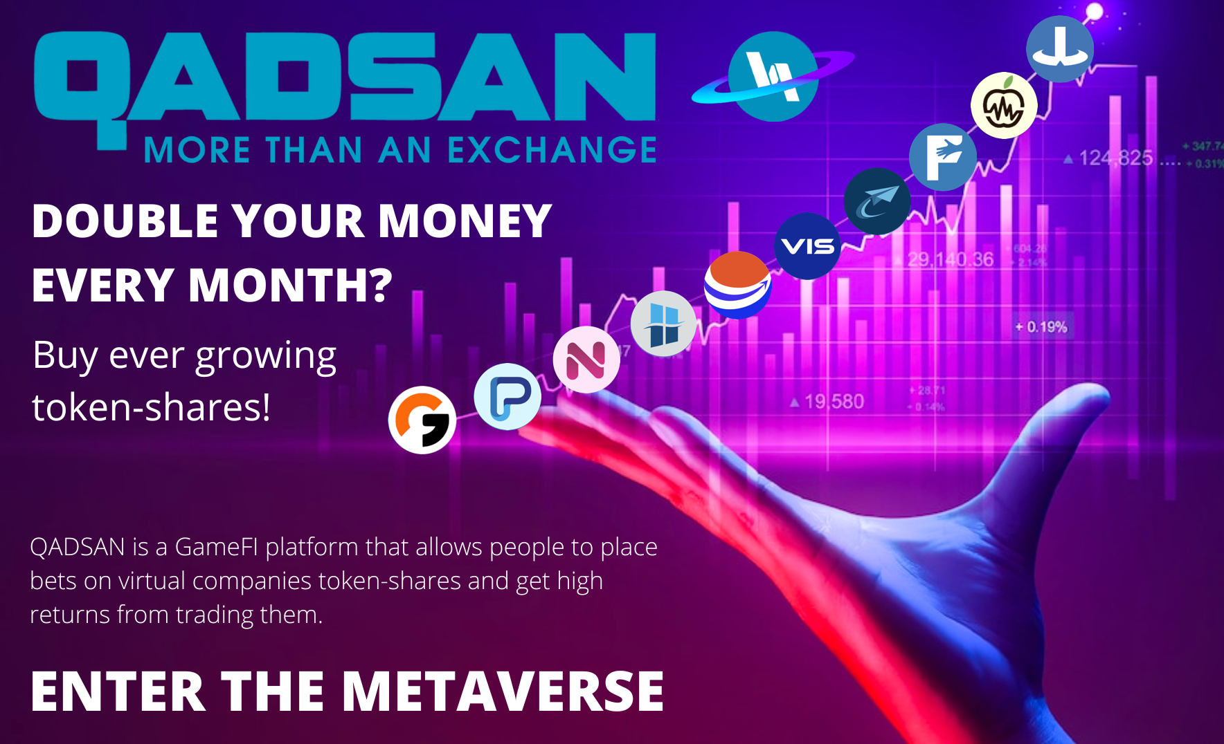 Qadsan Buy Ever Growing Token Shares